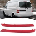 thumbnail image 3 of Side Bumper Reflector, 7E0945106 Left Right ABS Red  For Automotive, 3 of 8