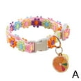 thumbnail image 4 of FurNest Colorful Flower Collar For Cat Bell Collar Decorative Dog Adjustable A, 4 of 9