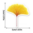 thumbnail image 4 of 50Pcs Thanksgiving Leaves Stickers, 5Cm Different Shapes And Patterns Creative Cartoon Plant Decals, Waterproof Removable Decorations For Suitcases Laptops Bicycles, 4 of 7