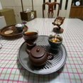 thumbnail image 3 of Outdoor Pure Titanium Circular Tea Tray Ultra Light and Simple Water Storage Type Tea Table Deepened Brewing Tray Tea, 3 of 5