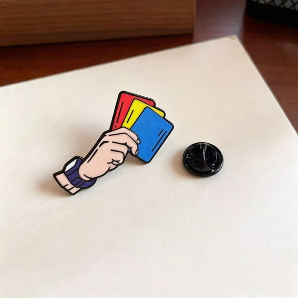 Football Match Badges Metal Brooches Fan Souvenirs Collectible Gifts