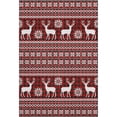 thumbnail image 2 of Addison Rugs Mayfield Premium Machine Washable Transitional Holiday Red Rectangle Rug, 10' x 14', 2 of 7