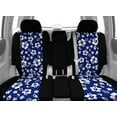 thumbnail image 2 of CalTrend Center NeoSupreme Seat Covers for 2016-2022 Toyota Sequoia - TY544-34NN Hawaii Blue Insert with Black Trim, 2 of 3