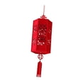 thumbnail image 4 of Linterna china roja, linterna de fieltro 3D, linterna de año Nuevo decorativa para boda, restaurante, celebración, fiesta, decoración de bendición estilo D mayimx linterna china, 4 of 9