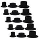 thumbnail image 1 of NUOLUX 15Ud Sombreros Pequeños De Fieltro Negro Para Manualidades Con Estilo Y Cómodo, 1 of 8