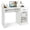 White, variant on 41.5" Modern Computer Desk with Drawer and Keyboard Tray, PC Laptop Table Study Writing Workstation for Home Office，Black