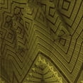 thumbnail image 1 of Ahgly Company Machine Washable Indoor Square Transitional Dark Yellow Green Area Rugs, 7' Square, 1 of 7