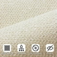 thumbnail image 3 of LOVE STORY Custom Size 6'x120' Cream Fence Privacy Screen Heavy Duty Mesh Windscreen Cover for Patio Garden (Customized), 3 of 6