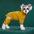 thumbnail image 4 of Chubasquero reflectante para perros, ropa impermeable para mascotas, para chihuahua, maltés, abrigo de lluvia para perros pequeños y medianos, mono impermeable, trajes para cachorros, 4 of 5