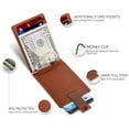 thumbnail image 3 of Serman Brands Money Clip Slim Wallet | Mens Wallets Thin Front Pocket | RFID Blocking Card Holder | Minimalist Mini Bifold Wallet | Salted Green, 3 of 6
