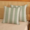thumbnail image 3 of Sage Green Polka Dot Pillow Covers 20x20 Inch Set of 2 Boho Striped Decorative Throw Pillow Covers Modern Abstract Geometry Decorations Outdoor Pillow Cases Linen Cushion Cases for Sofa Couch, 3 of 6