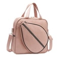 thumbnail image 1 of Bolsa de tenis para adultos, bolsa grande de bádminton con correa para el hombro, bolso deportivo Rosa, 1 of 8