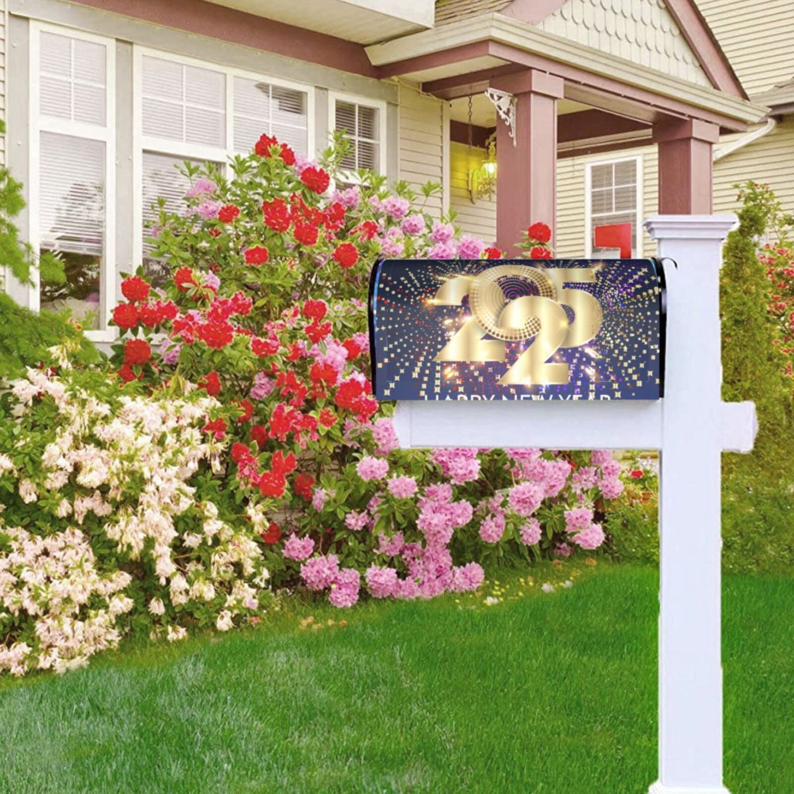 Kdxio Magnetic Mailbox Cover 21x18 in Mailbox Cover Outdoor Decoration Holiday Mailbox Covers for Home Garden Yard-21x18 in