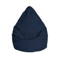 thumbnail image 1 of Fauteuil poire Brava bleu marine de Gouchee Home– Tissu hydrofuge avec rembourrage en billes de polystyrène, adapté aux adultes et aux adolescents, siège léger et portable pour dortoir ou salon, 1 of 8