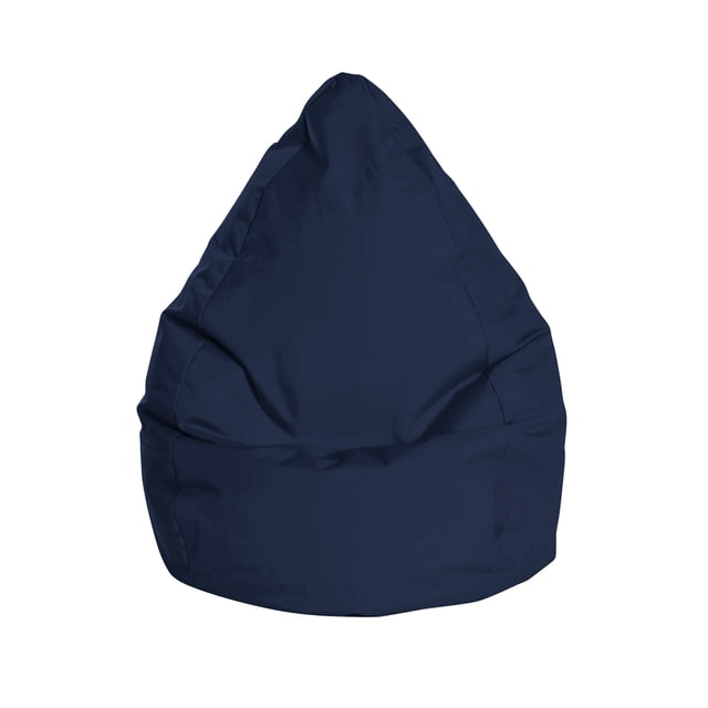 Fauteuil poire Brava bleu marine de Gouchee Home– Tissu hydrofuge avec rembourrage en billes de polystyrène, adapté aux adultes et aux adolescents, siège léger et portable pour dortoir ou salon