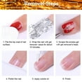 thumbnail image 6 of Amber Jelly Crystal Gel Nail Polish, Jelly Gel Nail Polish, Soak Off UV Light Cure Gel Polish, Crystal Transparent Series Sheer Gel Varnish Curing Requires Soak off Home Salon French Manicure (#06), 6 of 9