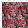 thumbnail image 2 of Soimoi Cotton Satin Spandex Pink Fabric By the Yard - 54 Inch Wide - Rose Floral Pattern Textile - Romantic and Delicate Designs for Stylish Projects Printed Fabric, 2 of 6