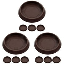 12 pcs  Bed Stoppers Round Furniture Foot Pads Furniture Coasters Non Slip Floor Protectors