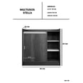thumbnail image 5 of Mueble Estación de Café Multiusos, Mesa Auxiliar con Amplio Almacenamiento, Diseño Minimalista., 5 of 5