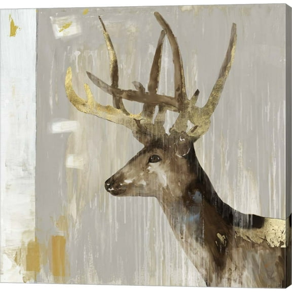 Stag I by Aimee Wilson, Canvas Wall Art, 12W x 12H