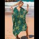 thumbnail image 4 of Vestido Caftán con Estampado Animal para Mujer, Talla Grande, para Playa, Verano 2025 Punto de Leopardo Talla Única, 4 of 10