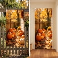 thumbnail image 6 of 72 x 35 Inch Happy Thanksgiving Banner Door Cover, Fall Harvest Themed Porch Sign, Large Front Door Wall Backdrop for Indoor Outdoor Party Decorations and Photo Booth Props, #02, 6 of 6
