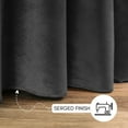 thumbnail image 5 of 120 Inch Round Velvet Tablecloth - Black, Wedding Linen Tablecloth for Standard 5 ft. Round Tables, 5 of 5