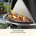 thumbnail image 4 of Cuisinart Chimenea Propane Fire Pit, 40,000 BTU Adjustable Gas Fire Pit for Patios, Includes Lava Rocks, Directional Heat Shield and Push to Start Ignition, Perfect for Backyards, Decks, and Patios, 4 of 11