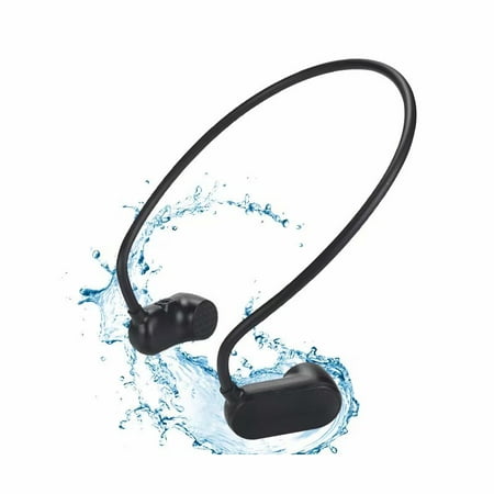 16GB Waterproof MP3 Player,IPX8 Waterproof Bone Conduction MP3 Music Player Sports Wireless Headset Headphone for Women Men Swimming, Running