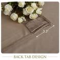 thumbnail image 3 of StangH Taupe Velvet Curtains 96 inches Long, Luxury Back Tab Thermal Insulated Room Darkening Window Drapes for Sliding Glass Door/Bedroom, W52 x L96, 2 Panels, 3 of 7