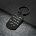 thumbnail image 4 of DESIGNICE Drive Safe Keychain for Boyfriend - Drive Safe Handsome I Need You Here With Me Keyring Birthday Valentine’s Day Gifts for Him Boyfriend Husband Gifts, 4 of 7