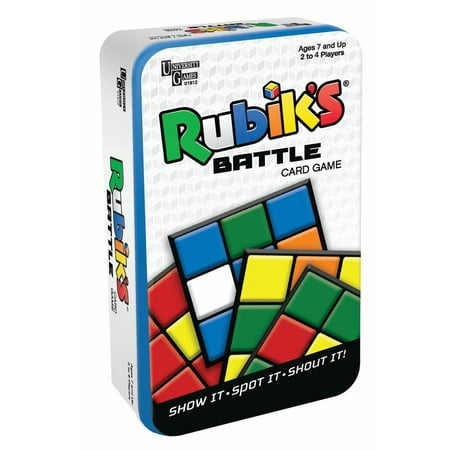 Rubik's Battle Card Game - Tin (Best Card Battle Games)