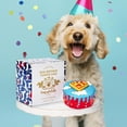 thumbnail image 2 of Thoughtfully Superhero Dog Birthday Cake, Peanut Butter Flavored Mini Cookie Cake Treat, Hand Decorated Hollow Biscuit Cake, 2 of 8