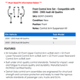 thumbnail image 2 of Front Control Arm Set - Compatible with 2000 - 2003 Audi A8 Quattro 2001 2002, 2 of 2
