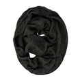 thumbnail image 5 of Wrapables Winter Warm Chunky Cable Knit Infinity Scarf and Beanie Set, Black, 5 of 7