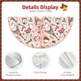 thumbnail image 3 of Sikiie Dachshund And Eiffel Tower Nativity Christmas Tree Skirt, Jesus Christian Winter Holiday Tree Mat Decoration(30-48IN)36", 3 of 6