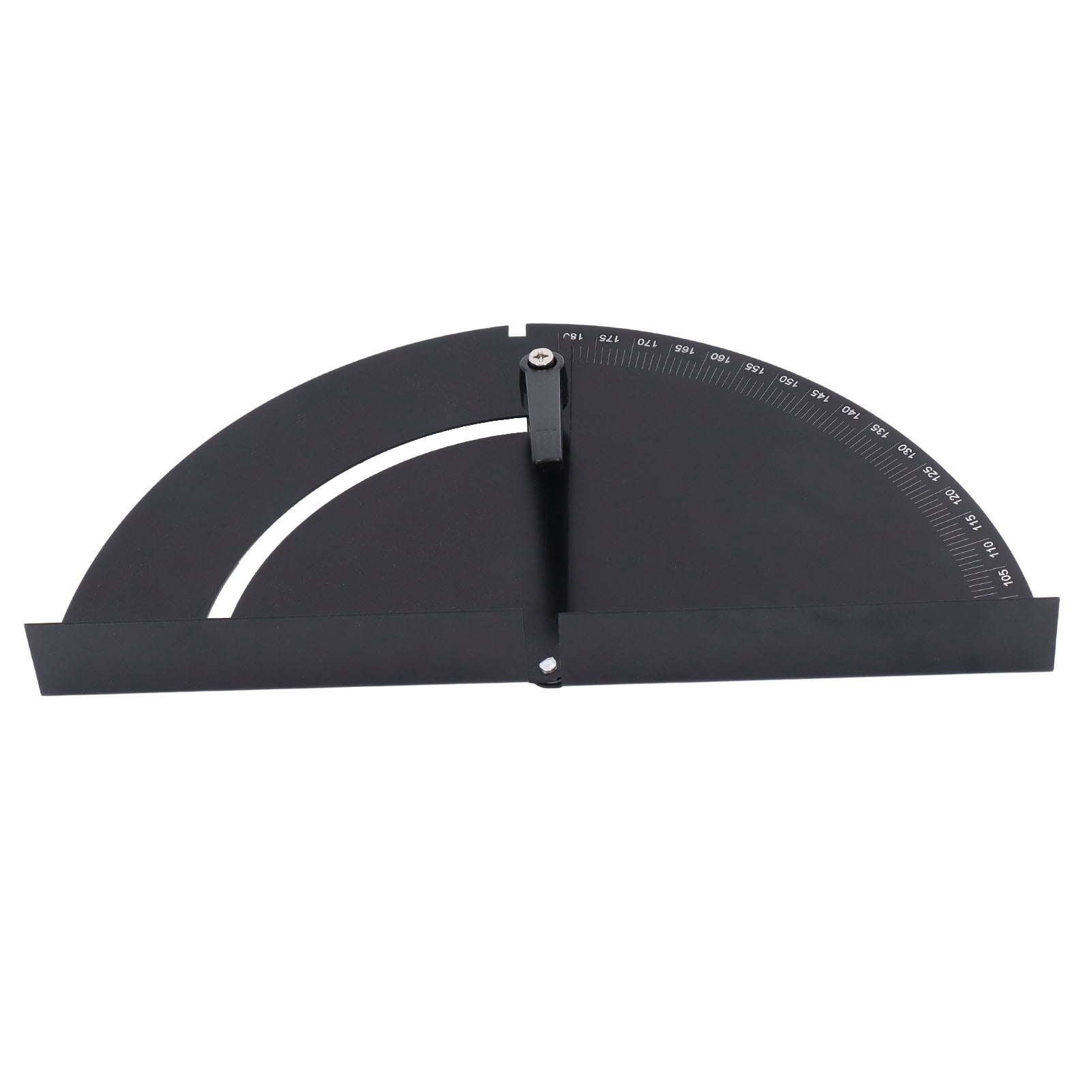 Adjustable Woodworking Protractor, Secure Angle Clamping, Long,Lasting Clear Scale for Crafts
