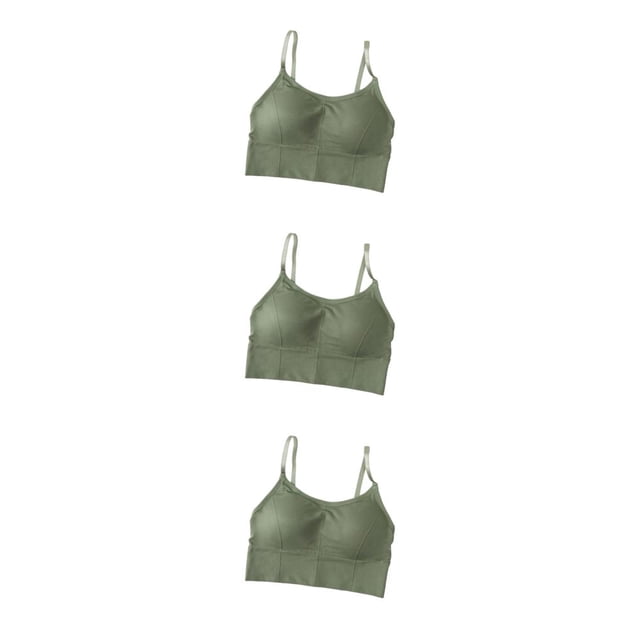 Sujetador sin mangas Minnieouse lencería sexy ropa interior sin costuras bralette color sólido verano