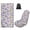 White and Purple-Butterfly Flower, variant on Kuiaobaty Lemon Butterfly Print Car Seat Towel Cover After Gym Sweat Absorption Towel Car Seat Covers Front Seats with Storage Bag Multi-Purpose Absorbent Microfiber Towels