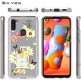 thumbnail image 4 of Xpression Case for LG K53, LG K52 Clear Fashion IMD Pattern Design Hard Back PC Hybrid Bumper TPU Soft Rubber Silicone Ultra Slim Phone Cover [Perfume Floral], 4 of 9