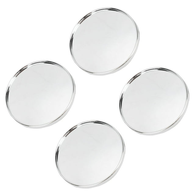 4pcs Wheel Center Caps 59mm Outer Dia 51mm Inner Dia Universal Fit for Most Vehicles with ABS Metal