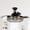 Black, variant on Parrot Uncle 42-Inch Contemporary Chandelier Ceiling Fan with Incandescent Lights and Remote Control