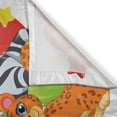 thumbnail image 3 of Ambesonne Colorful Kitchen Curtains, Savannah Animal Birthday, 55"x39", Multicolor, 3 of 3