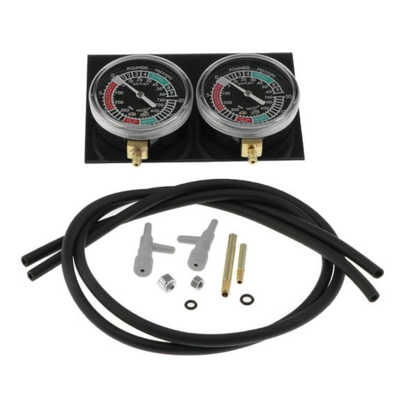 Zxpjkyu Motorcycle Professional Tool Carburetor Vacuum Gauge Balancer Synchronizer Motorcycle Accessories for 2 Cylinder Engines Honda Suzuki Harley