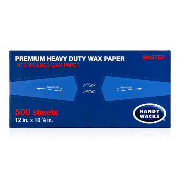 Handy Wacks D-12 Wax Paper Premium Heavy Duty 12" X 10 3/4" 500 sheets (Pack of 1)