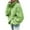 Green Sweaters, variant on Htigea Women's High Neck Sweaters Casual Loose Fit Pullover Top Knit Long Sleeve Jumpers White S