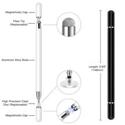Touch Screen Pen Stylus for Amazon Fire Max 11 (2023) - Fiber Tip Aluminum Lightweight White Compatible With Amazon Fire Max 11 (2023) Tablet