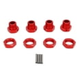 thumbnail image 1 of 4 adaptadores de cubo hexagonal para rueda RC de 24 mm de aleación de aluminio resistente con pasadores de cubierta para ARRMA 1/5 rojo, 1 of 14