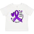thumbnail image 3 of Inktastic Love, Care, Cure Cystic Fibrosis Awareness Purple Ribbon Boys or Girls Baby T-Shirt, 3 of 5