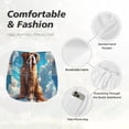 thumbnail image 4 of Pofeuu Cartoon Cloud Puppy Print Women's Athletic Shorts Running Workout Shorts Tummy Control Quick Dry Gym Shorts with Pockets Double layer sports shorts-Small, 4 of 7